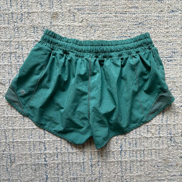 Lululemon Hotty Hot Short Green Size 4 - Picture 2 of 3